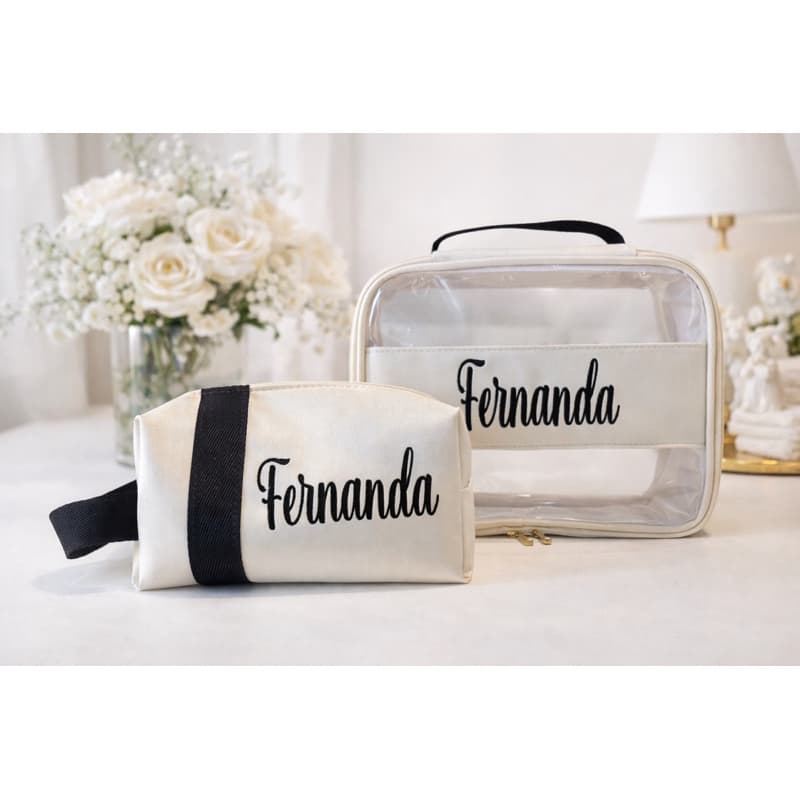 kit 2 Necessaire masculina feminina viagem