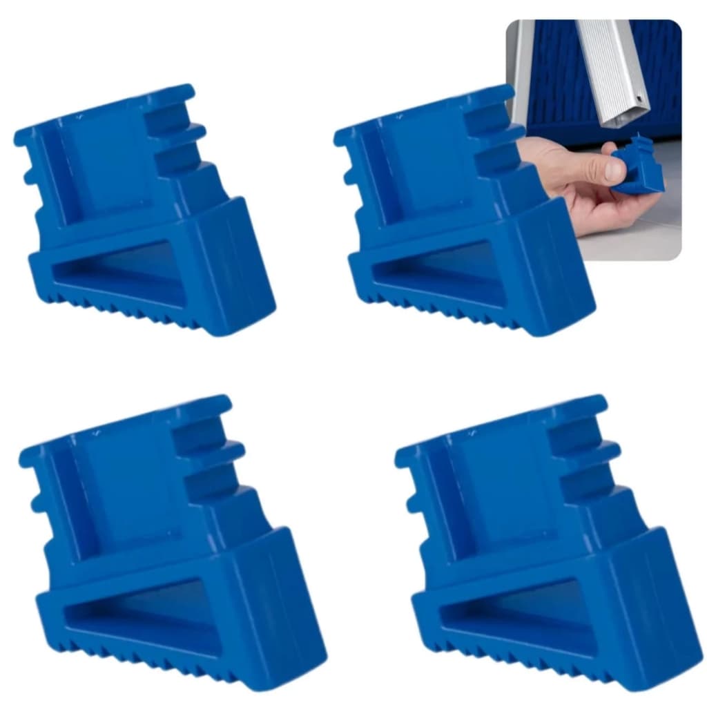Kit Reposição Protetor Pés Escadas Banqueta Sapata Ponteiras