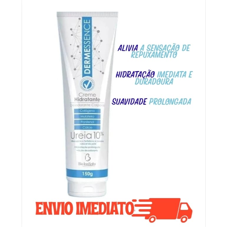 Kit 2 Dermessence 10% Ureia Creme Hidratante Corporal Bio Instinto *melhor que o importado!*