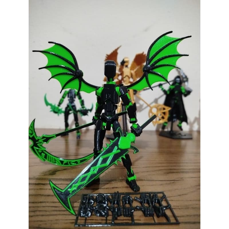Boneco Articulado, Dummy 13, Figura Robo Articulada Titan 13