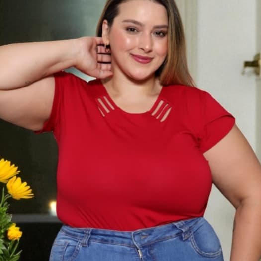 Blusa Feminina Plus Size  Verão Promoção