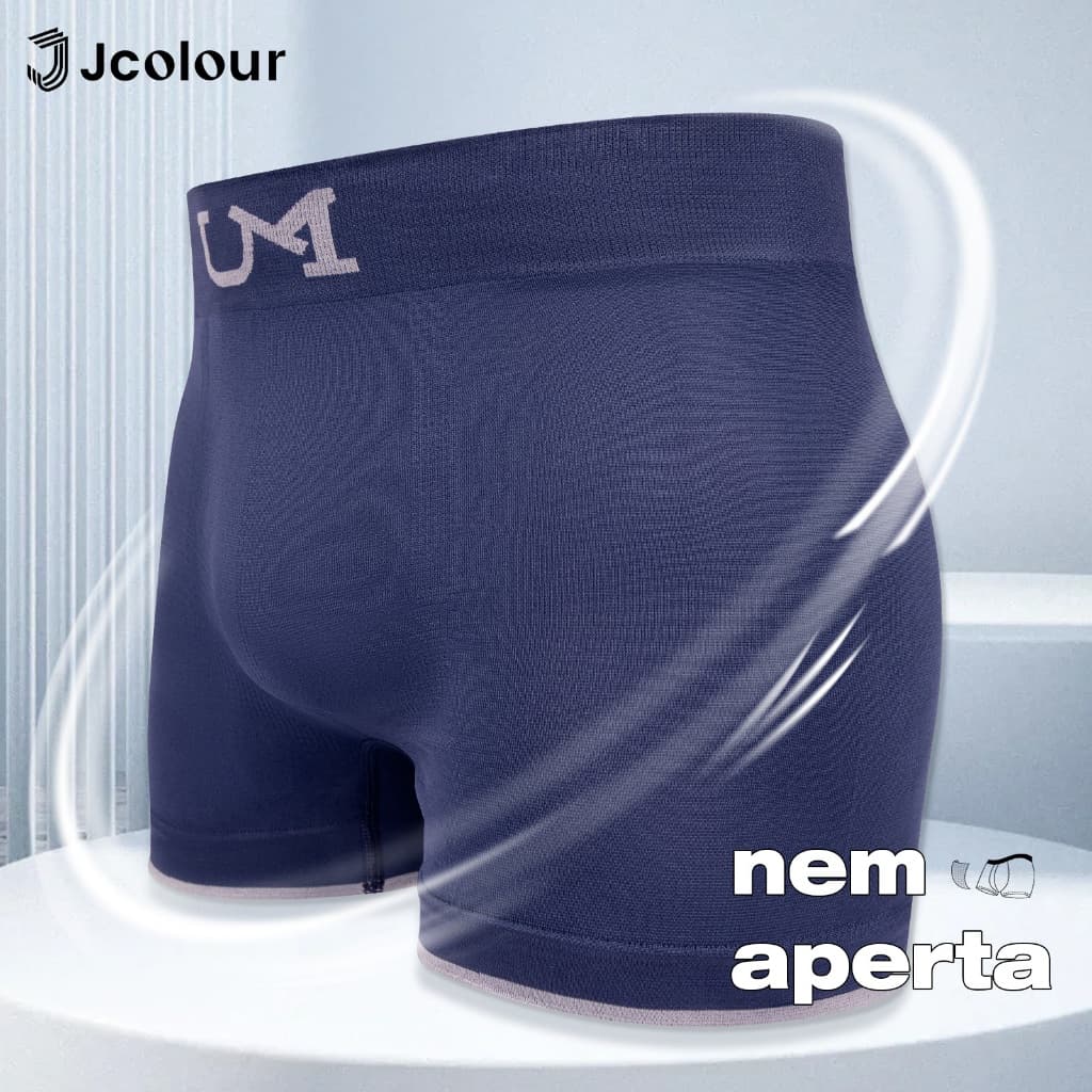 Jcolour 12 pares de roupas interiores de esportes elásticos rápidos para os homens
