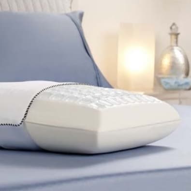 Travesseiro NASA 100% Bambu Cool Flip Alto Macio 14cm Basics Cor Branco