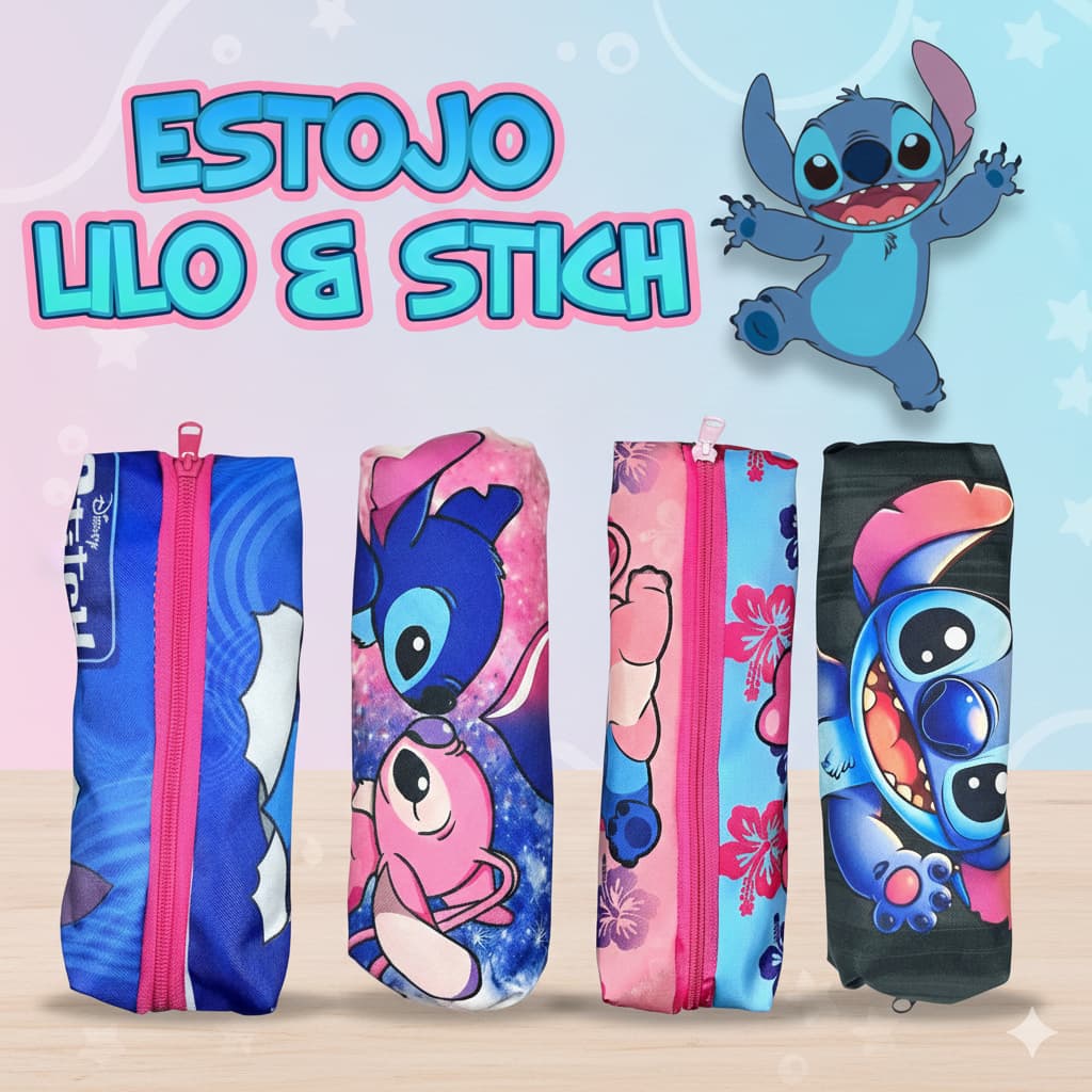Estojo Lilo Stitch Estampado Estojo Para Caneta Estojo Menina Menino