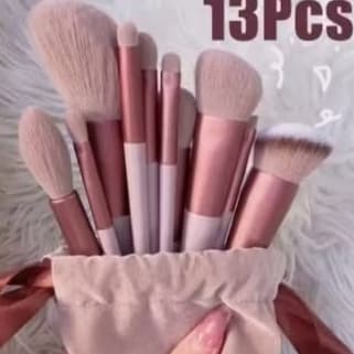 Conjunto de pincéis de maquiagem com 13 Peças