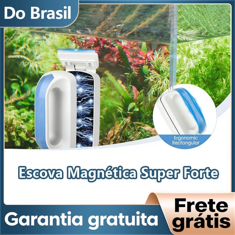 Limpa Vidro Magnético para Aquário Flutuante, Remove Algas, Ferramenta de Limpeza para Peixes