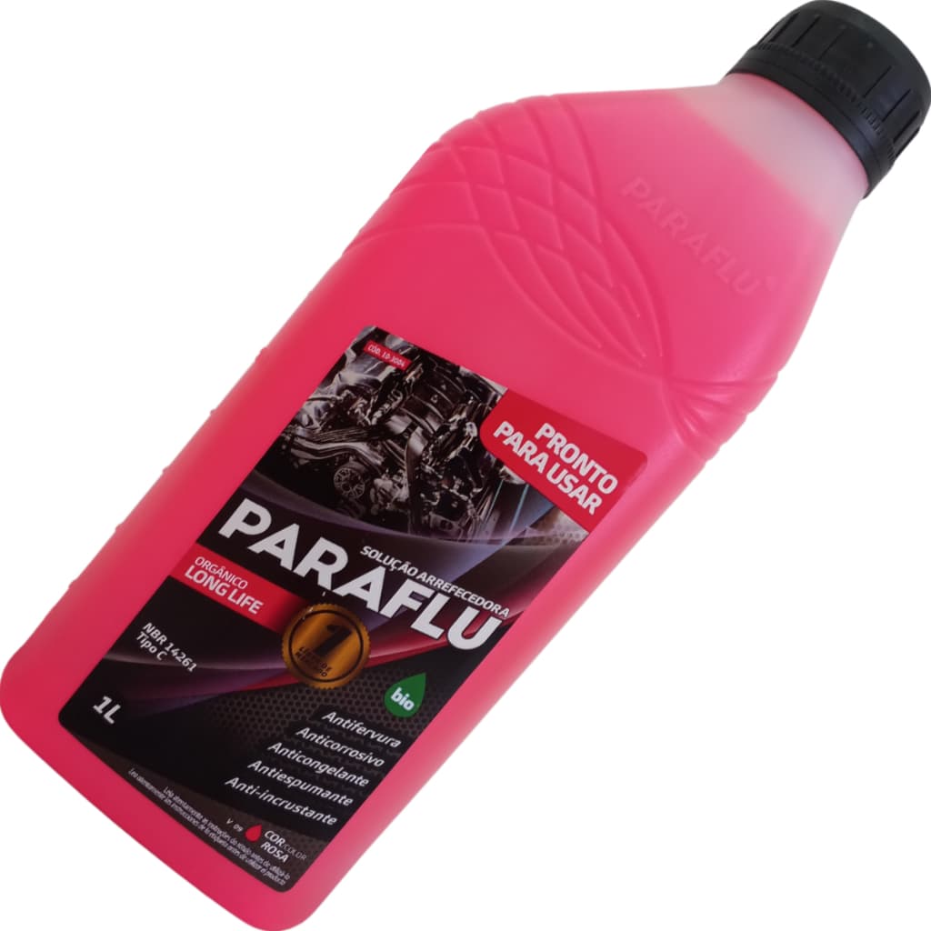 1 Aditivo Radiador Pronto Para Uso Organico Rosa Paraflu 1L