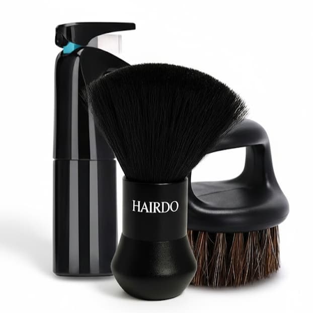 Kit Escova de Dedo + Espanador Bolinha + Borrifador Automático extintor névoa profissional
