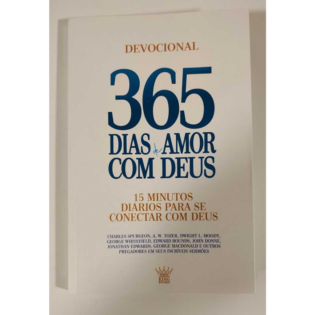 LIVRO 365 DIAS AMOR COM DEUS - DEVOCIONAL