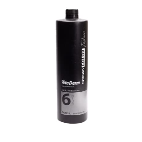 Loção Reveladora / Ox / Oxigenada 06 Volumes VitaDerm 900ml •Coloração e Descoloração • Profissional