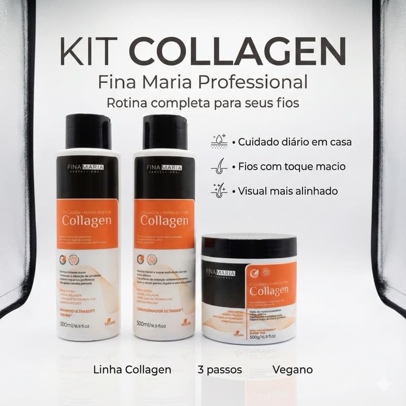 KIT PÓS-PROGRESSIVA 3 PASSOS | DESMAIA E REGENERA | FINA MARIA