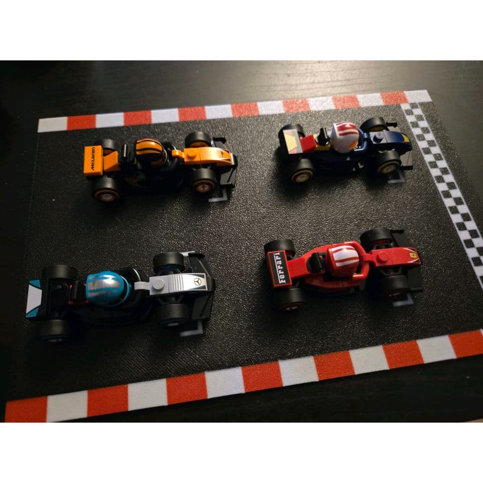 Grid Largada para miniaturas compativel lego F1