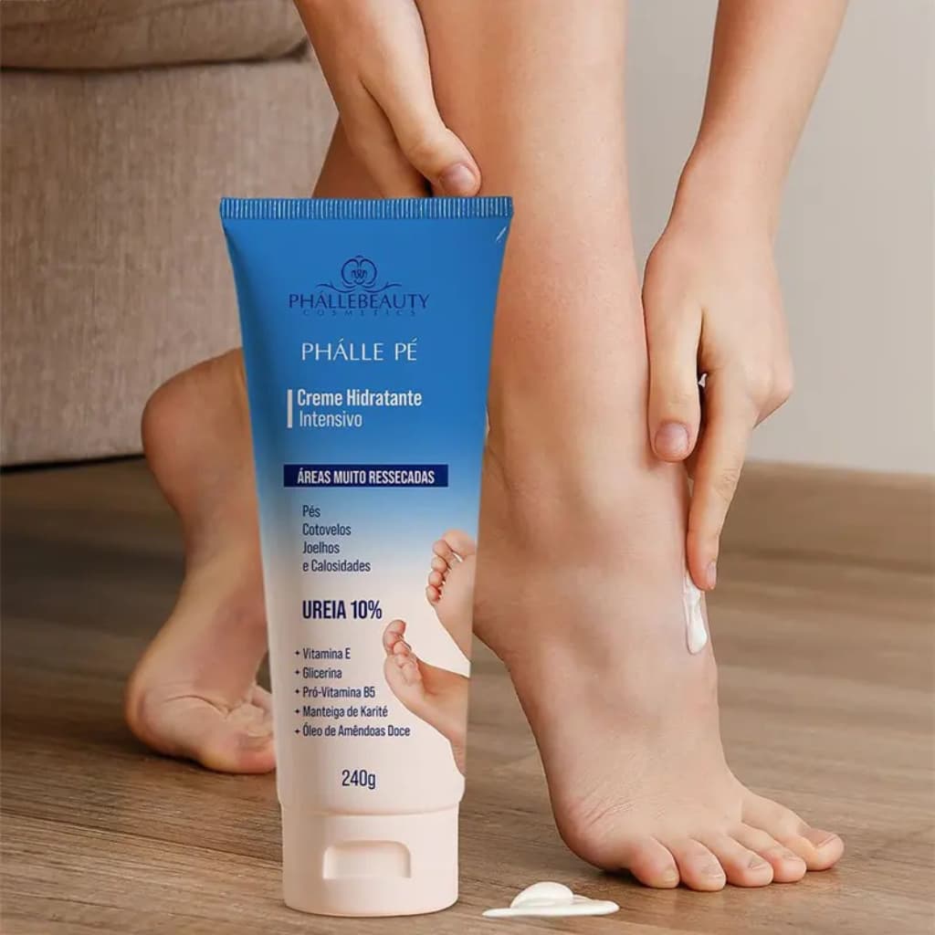 Hidratante Creme Intensivo para Cuidados dos Pés, Livre de Calosidade - 240g