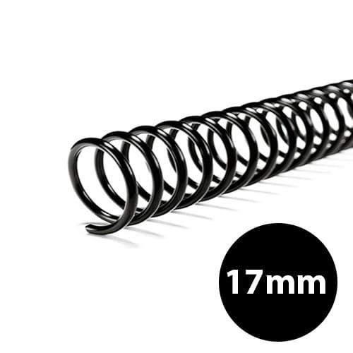 Espiral 17 mm Preto – Unidade