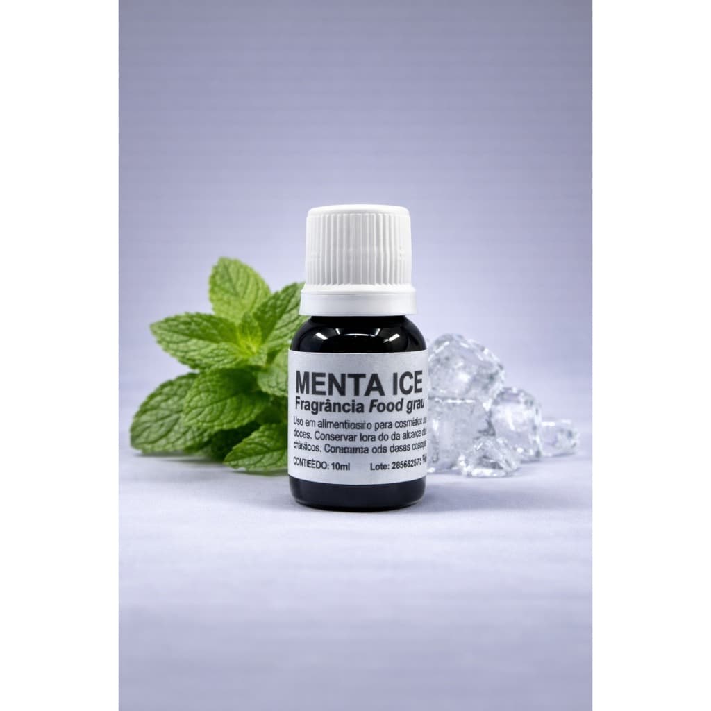 Fragrância para Base Gloss Labial de Menta Ice (Food Grade) - 10 ml