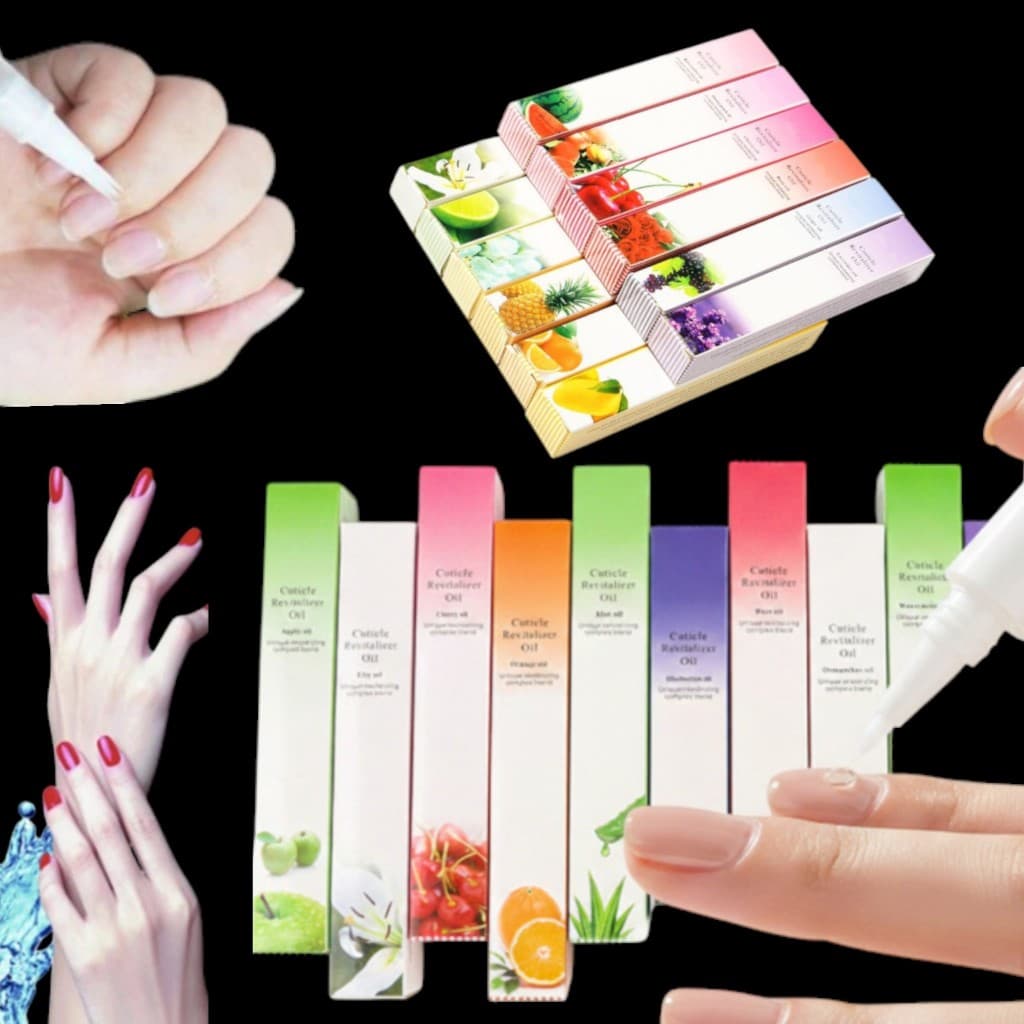 Kit Canetas Para Cutículas Óleos Hidratantes,Revitalizante Para Unhas E Tratamento Sabores , Envio Aleatório