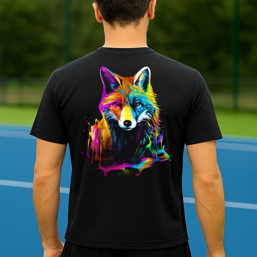 Camiseta Dry Fit Masculina Estampada Lobo Deiitado P ao GG Leve Respirável Academia Treino