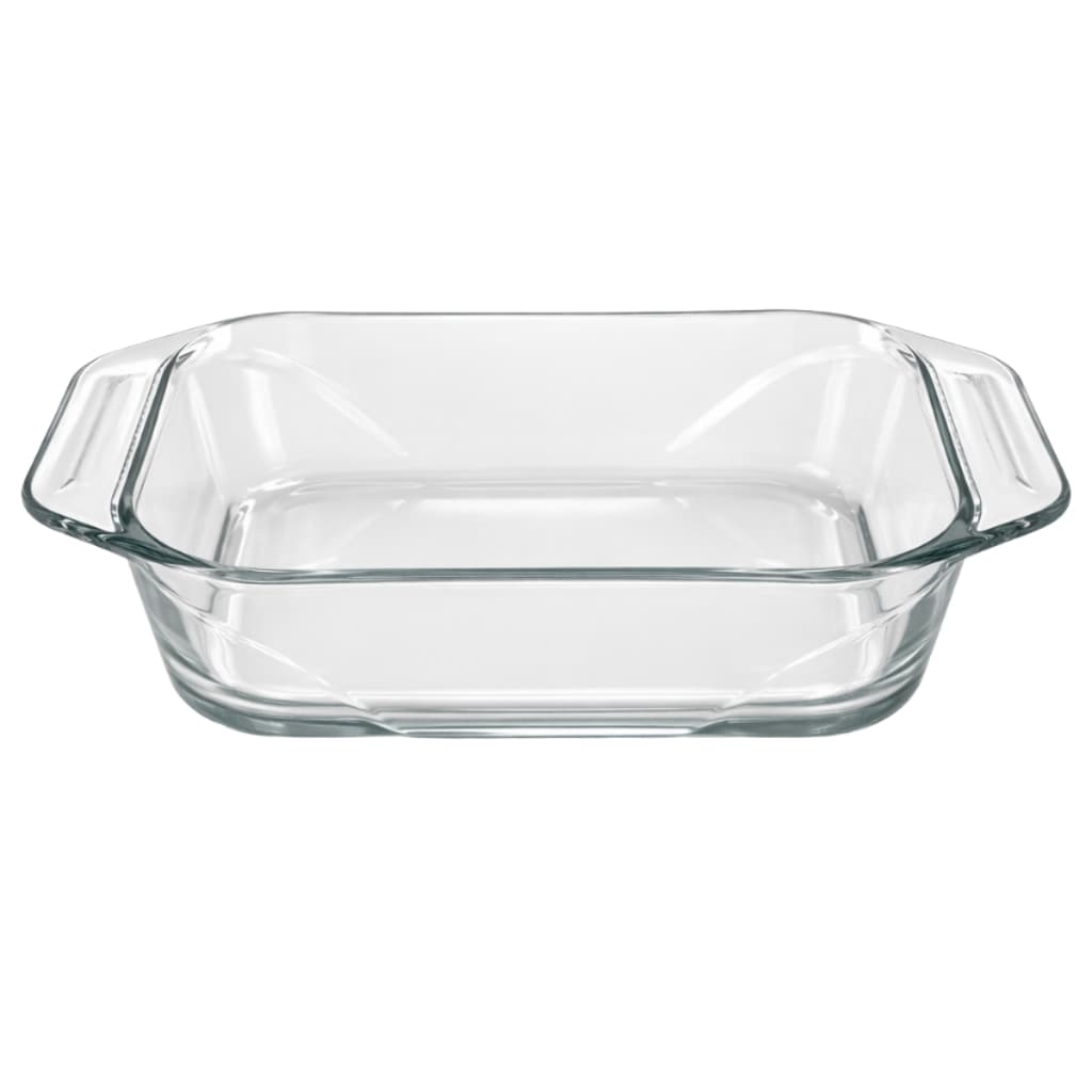 Travessa De Vidro Para Servir Retangular Kaveh 2,2 L Cristal
