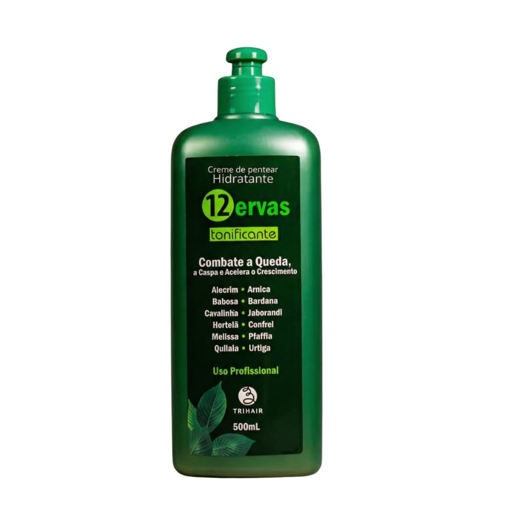 Creme de Pentear Hidratante 12 Ervas Tonificante - 500ml