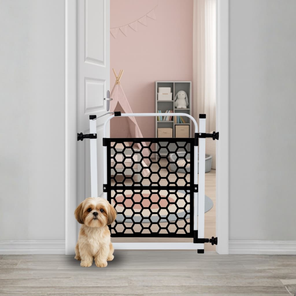 Portãozinho Compacto Para Pets E Bebês De Pressão 78cm Á 83cm Pet Útil