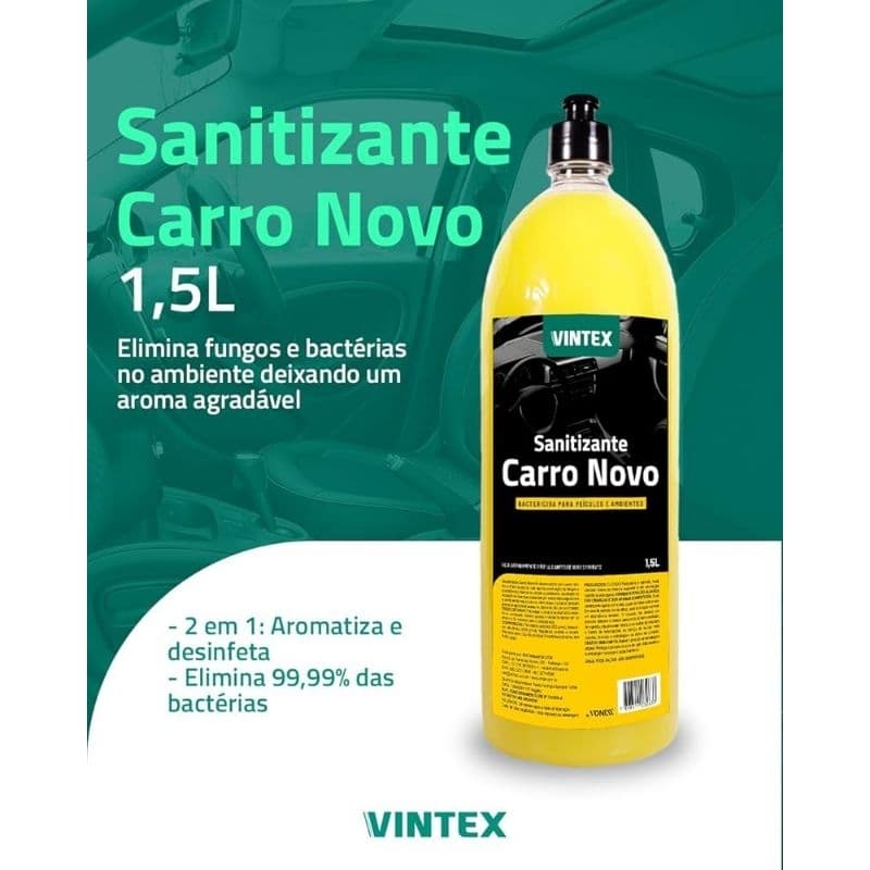 SANITIZANTE CARRO NOVO 1,5L Vintex
