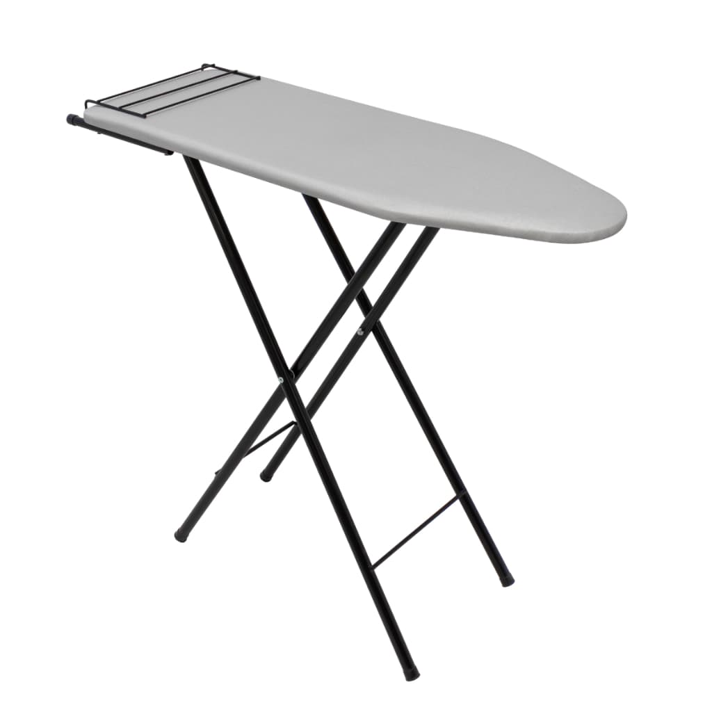 Tábua de Passar Roupa Elegance 4 Pés Dobrável Com Tecido Térmico e Regulagem Com 3 Alturas Porta-Ferro Itagold