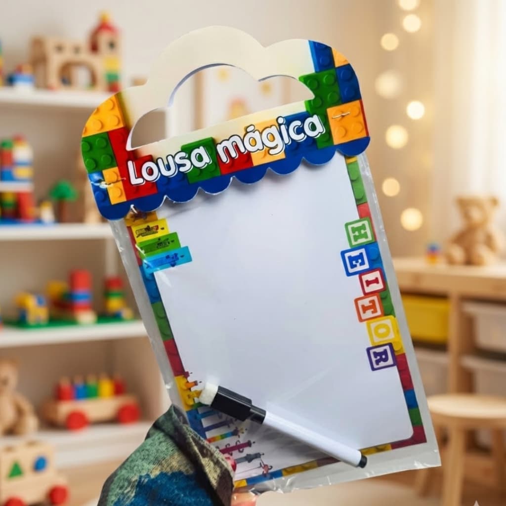 12 Lousa Mágica Number blocks -  Lembrancinha Number blocks - Fazemos outros temas