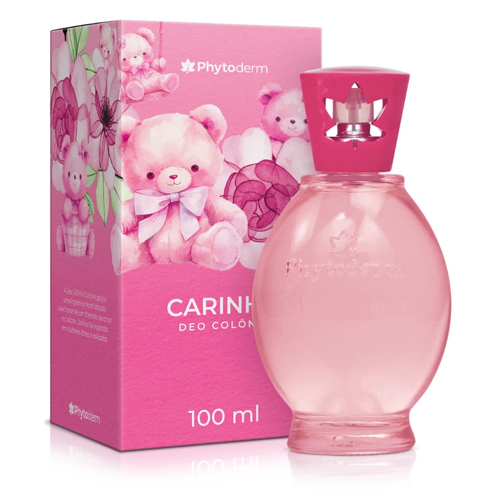 Deo Colônia Carinho Phytoderm - Perfume Feminino - 100ml