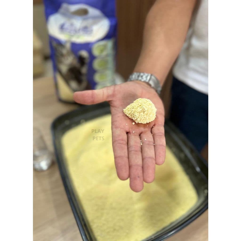 Areia Higiênica de Mandioca para Gatos, 10kg - Aglutinante e Sem Cheiro