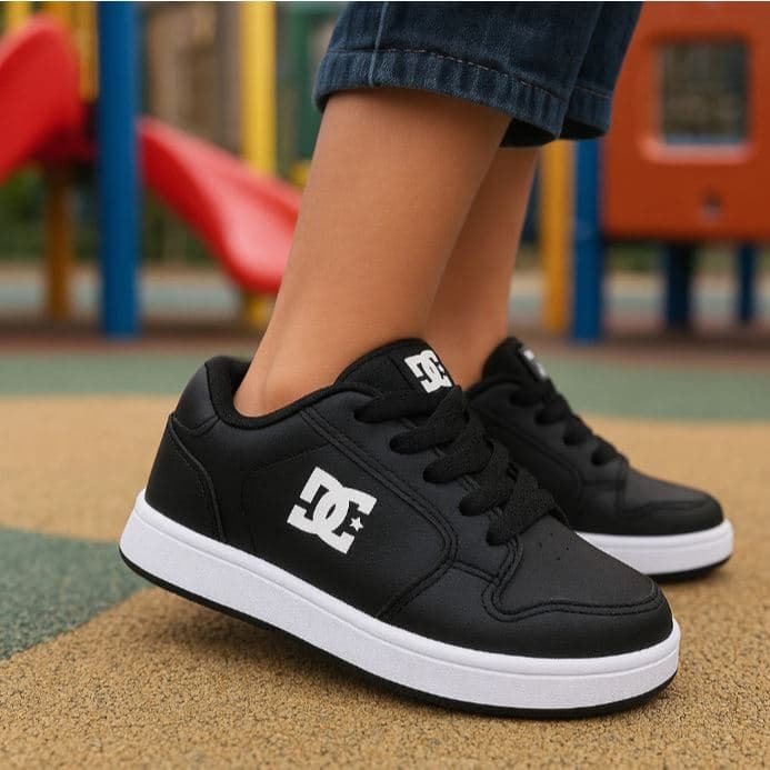 Tênis Infantil DC Manteca Shoes Estiloso Novo Lançamento 26 ao 33 Menino Masculino Escolar Passeio