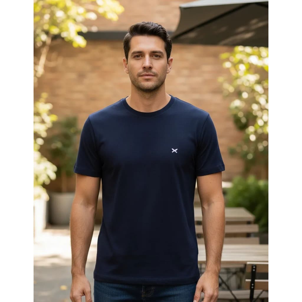 Camiseta Hering Masculina Modelagem Regular Algodão premium