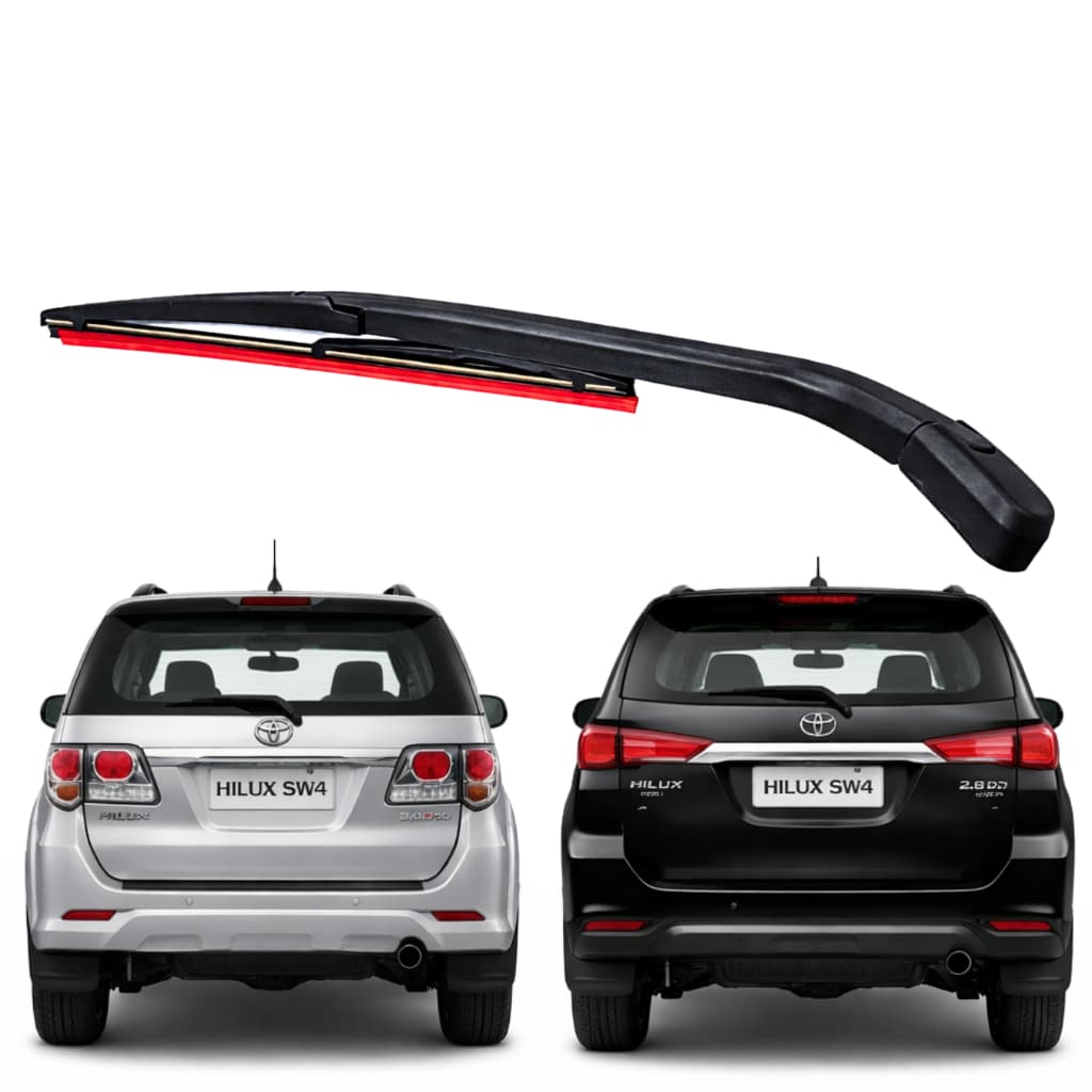 Palheta Com Braço Limpador Parabrisa Traseira Toyota Hilux Sw4 2006 2007 2008 2009 2010 até 2016