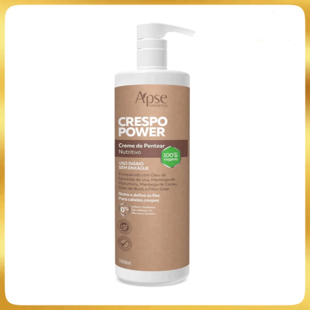 Apice Apse Creme de Pentear Nutritivo Crespo Power 1L
