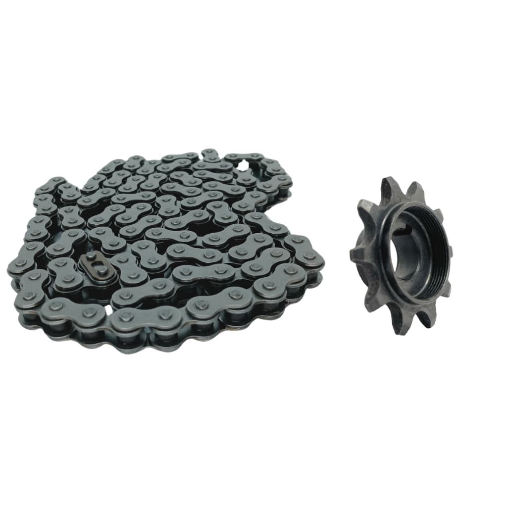 Kit Corrente 415H E Pinhao 10 Dentes Bicicleta Motorizada