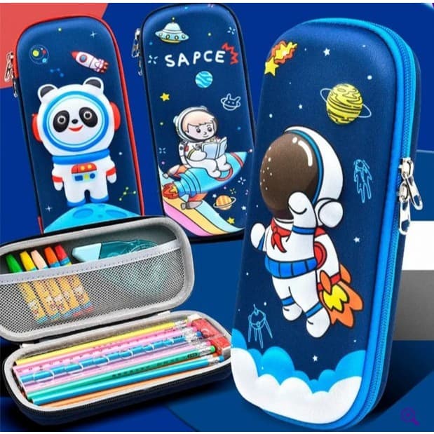 🎒🕹️ Estojo Escolar Infantil Masculino Gamer em Alto Relevo | Moderno e Resistente