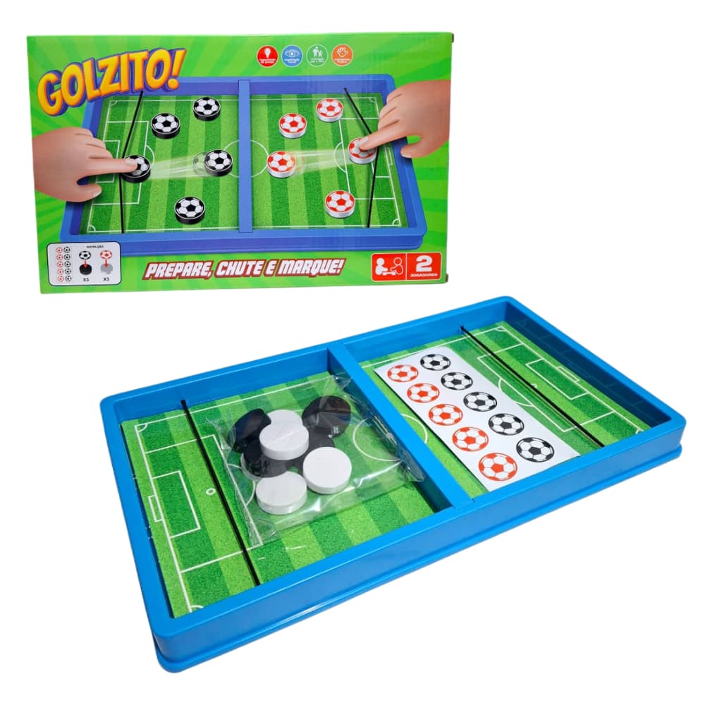 Jogo de Botão Gol a Gol Futebol - S&S Toys