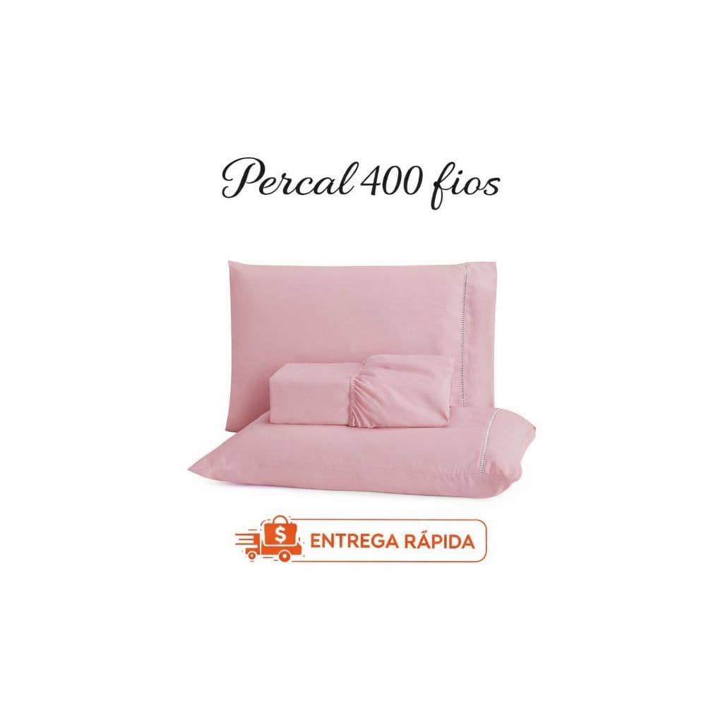 Kit Lencol Casal Casal, Solteiro e Queen Extra Macio 400 Fios Micropercal Com Ponto Palito - LIQUIDA OFERTA PROMOÇÃO