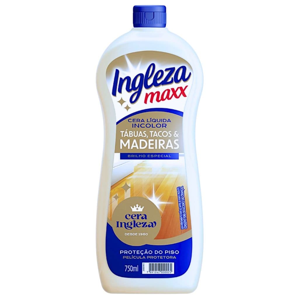 Cera Liquida Ingleza Maxx Especial Tábuas, Tacos E Madeira 750ml