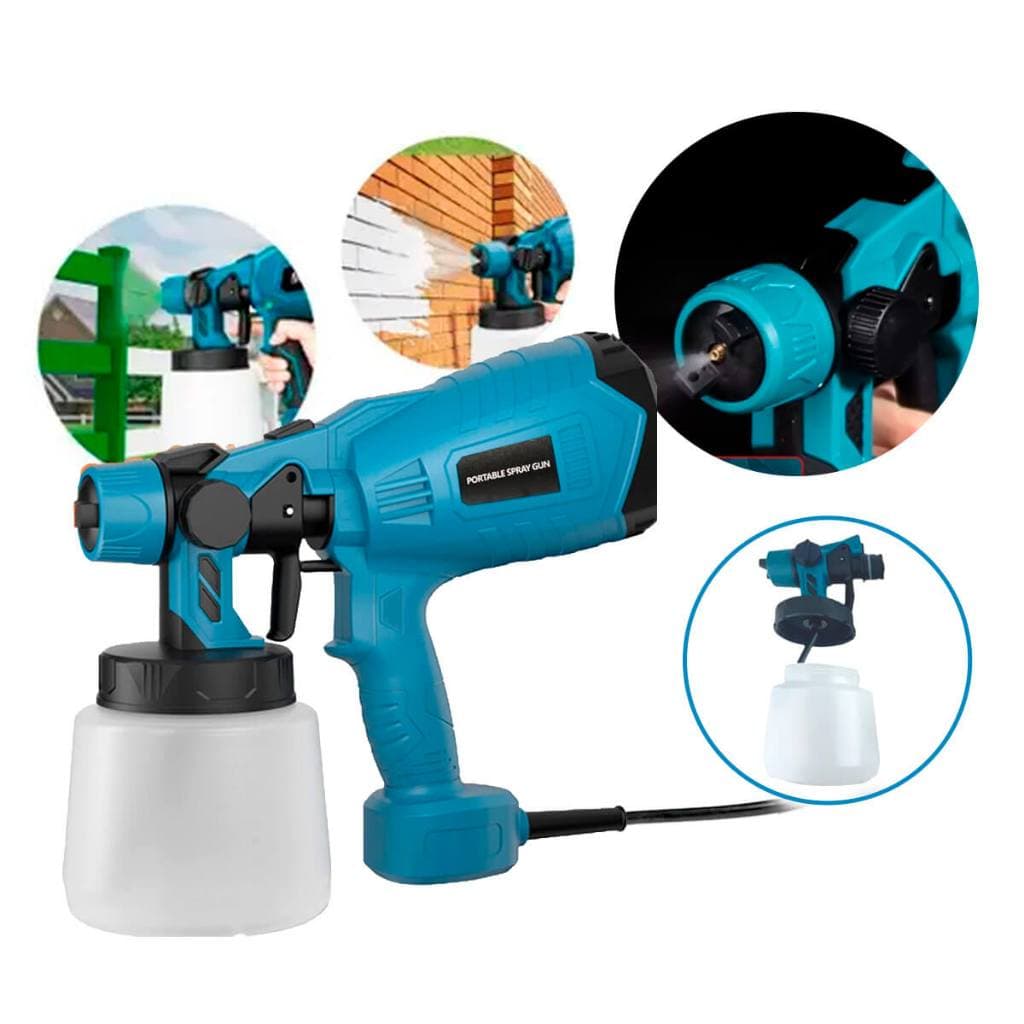 Pistola de Pintura Elétrica 220V Pulverizadora Profissional 1000ml
