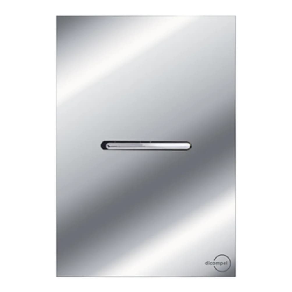 CJ ITNERRUPTOR SIMPLES COM SUPORTE 4X2 - NOVARA GLASS ESPELHADA COM CROMADO