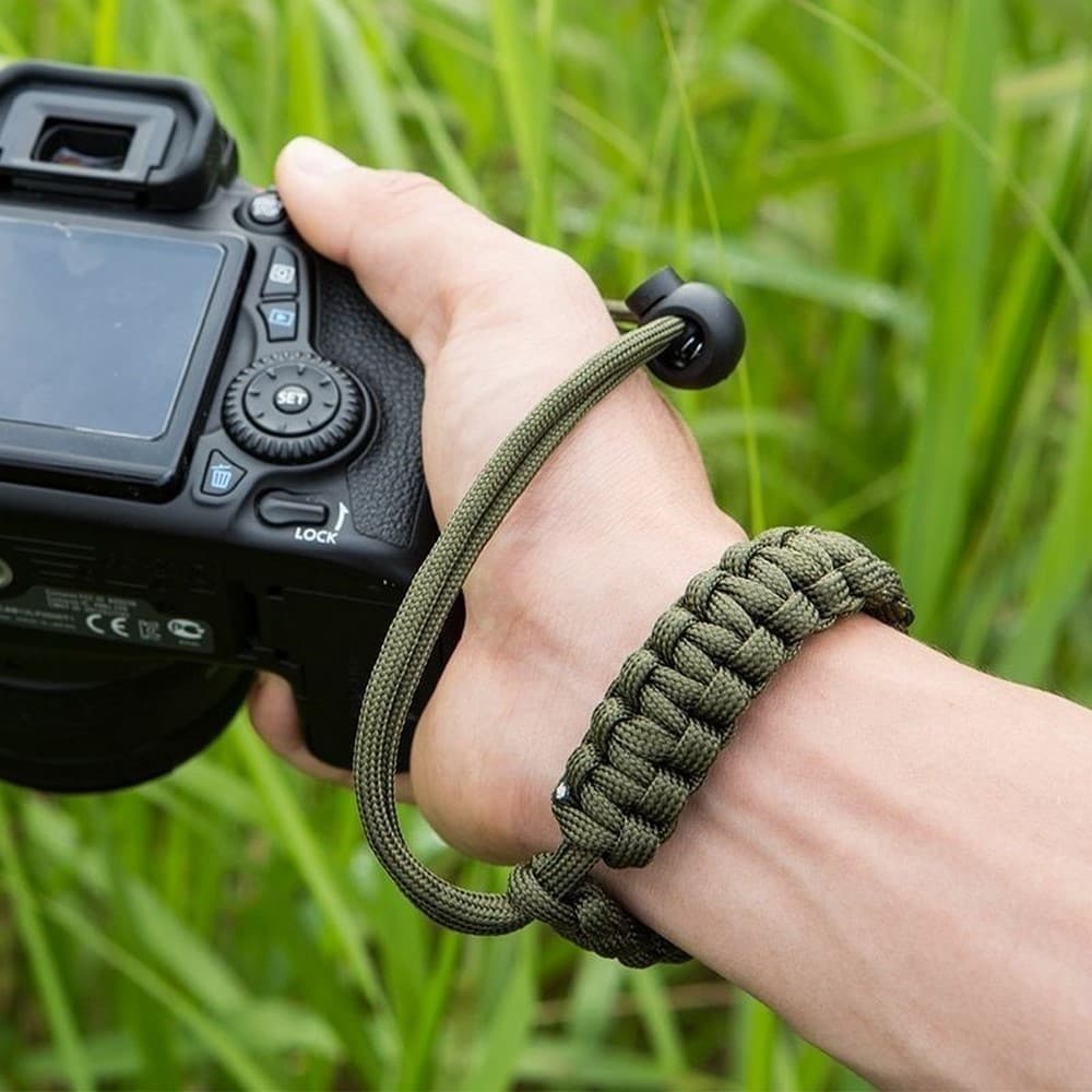 Alça de Mão Pulso Em Paracord Serve para Câmera Fotográfica Ferramentas e Outras Aplicações