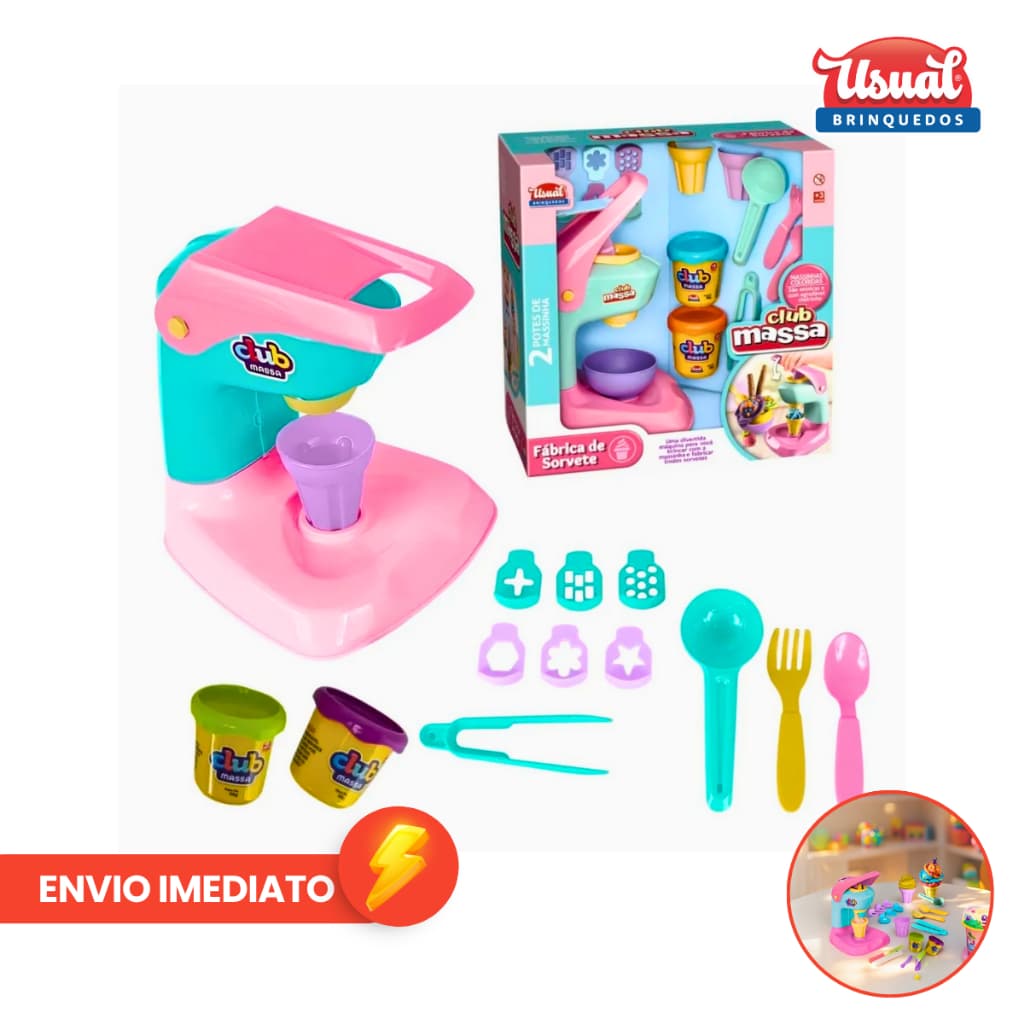 Club Massa Fábrica de Sorvete Massa de Modelar