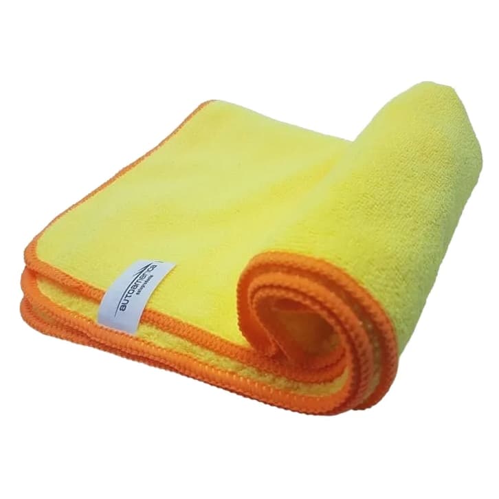 Flanela Microfibra Automotiva 40x60 Autoamerica Amarelo/laranja