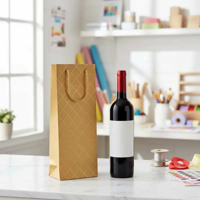 15 Sacola para Vinho e Espumante, Natal  e Presente 36x12 cm Decorativo