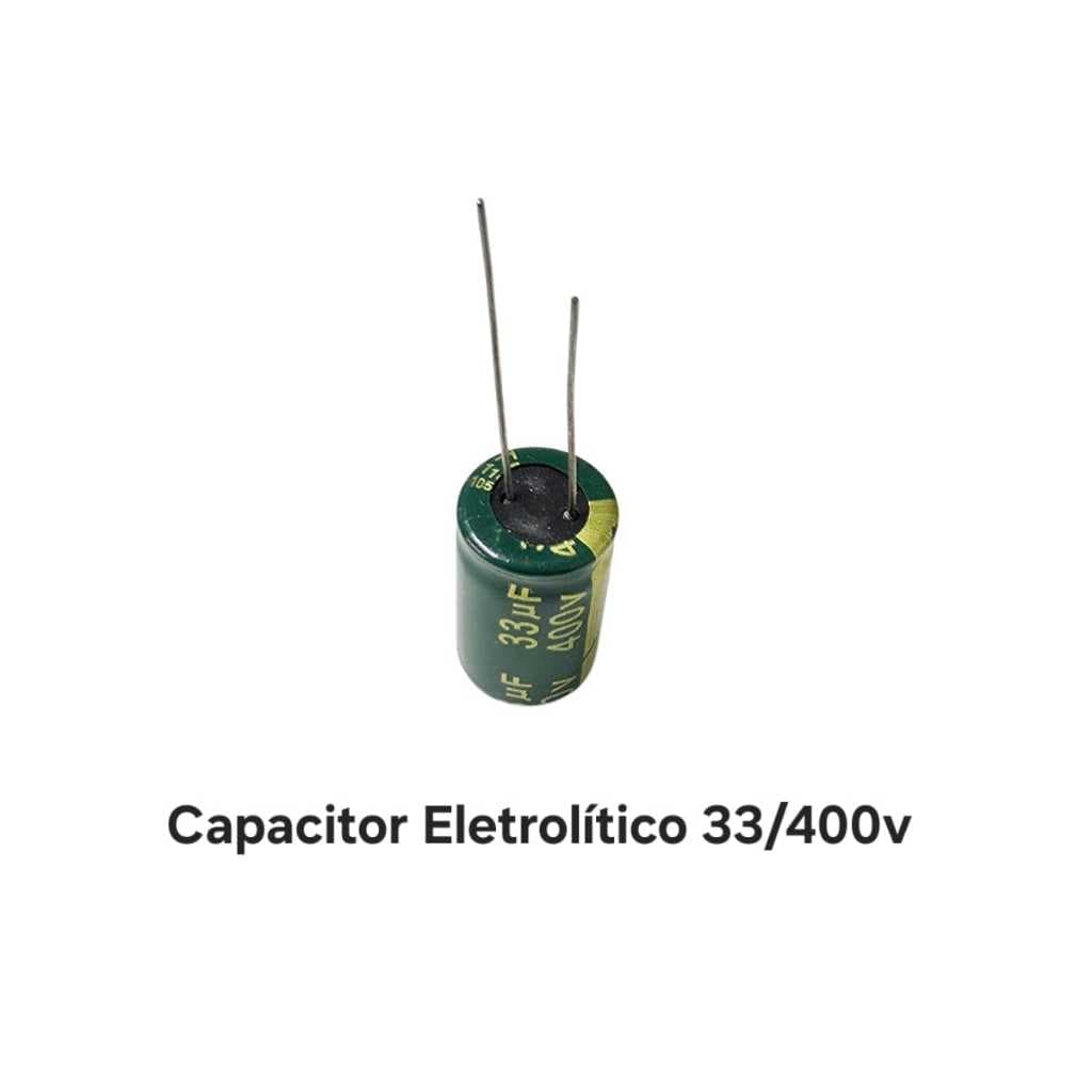 Capacitor Eletrolítico 33/400v