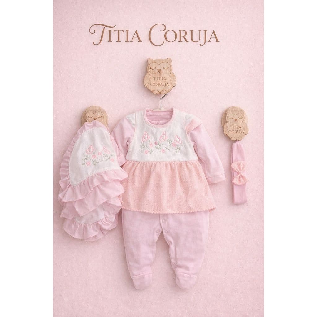 Saída da de maternidade Linda Menino e Menina Saída de maternidade luxo Completo