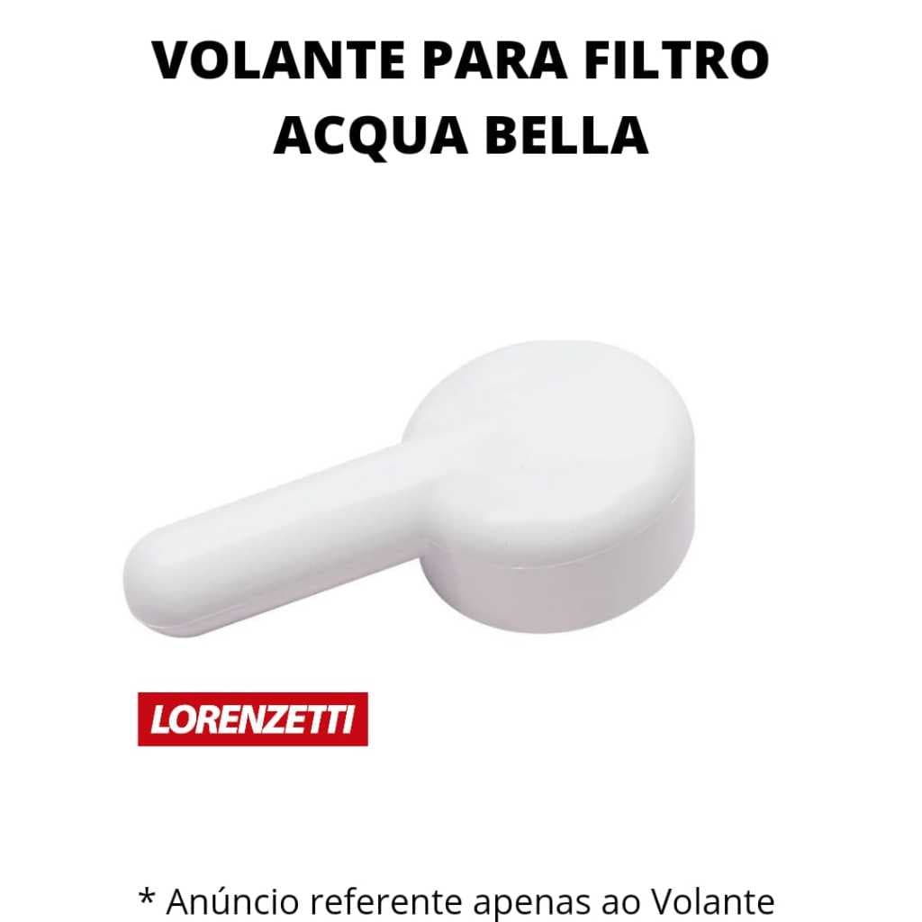 Volante Manipulo Para Torneira Filtro AcquaBellaBranco (peça de reposição da Torneira)