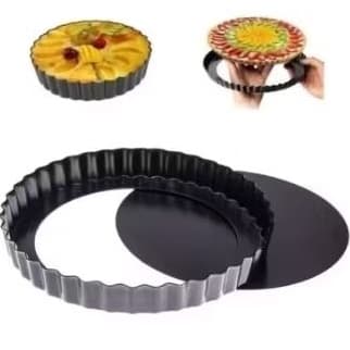 Forma de Torta 26cm Fundo Removível Antiaderente – Ideal para Torta, Quiche e Cheesecake