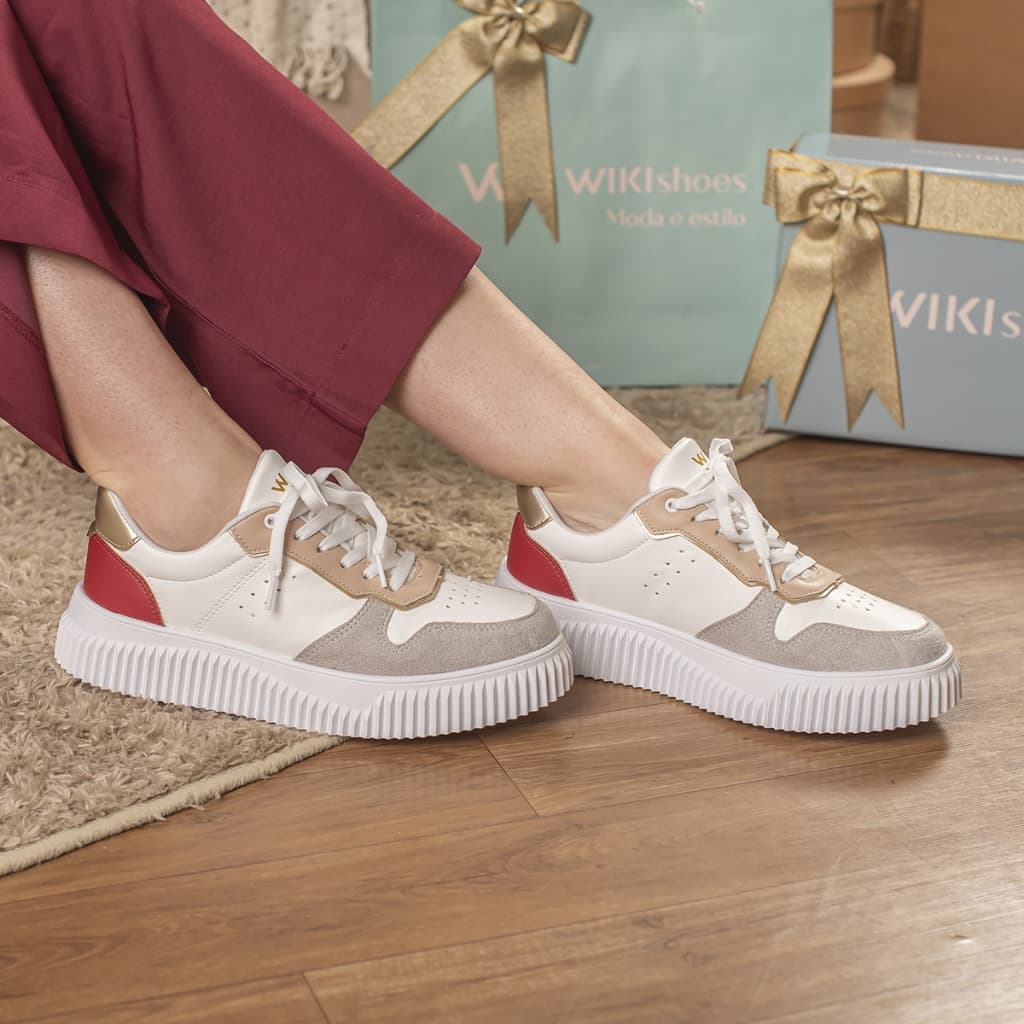 Tênis Feminino Casual Macio Fashion Estilo Clássico