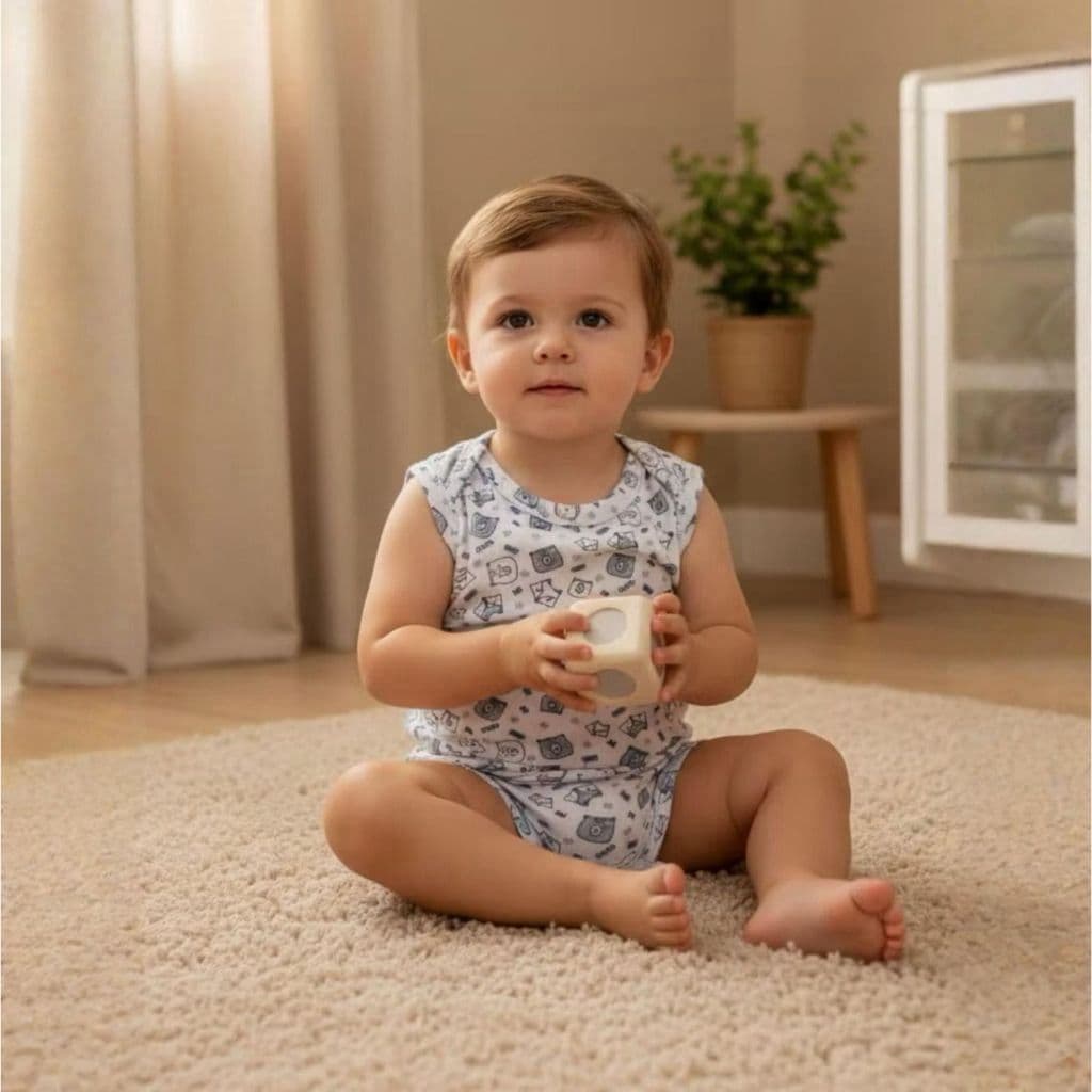 Conjunto De Bebê Menino Verão Estampado